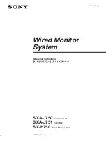 Preview for 2 page of Sony SX-H750 Operating Instructions Manual