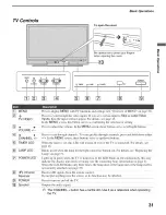 Предварительный просмотр 31 страницы Sony SXRD KDS-50A2020 Operating Instructions Manual