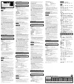 Preview for 2 page of Sony SxS-1 Operating Instructions