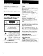 Preview for 2 page of Sony TA-AV501 Operating Instructions Manual