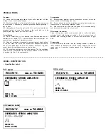 Предварительный просмотр 3 страницы Sony ta-ax44 Service Manual