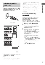 Preview for 17 page of Sony TA-DA9000ES Operating Instructions Manual