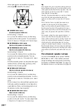 Preview for 20 page of Sony TA-DA9000ES Operating Instructions Manual