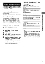 Preview for 31 page of Sony TA-DA9000ES Operating Instructions Manual