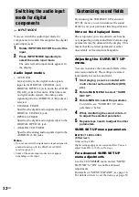 Preview for 32 page of Sony TA-DA9000ES Operating Instructions Manual