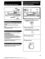 Preview for 9 page of Sony TA-E741 Operating Instructions Manual