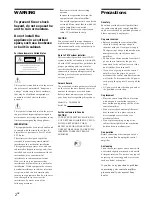 Preview for 2 page of Sony TA-E9000ES - Stereo Preamplifier Operating Instructions Manual