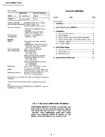 Preview for 2 page of Sony TA-F419R Service Manual