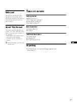 Preview for 3 page of Sony TA-FA777ES Operating Instructions Manual