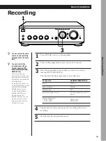 Preview for 9 page of Sony TA-FE210 Operating Instructions Manual