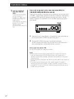 Preview for 32 page of Sony TA-FE210 Operating Instructions Manual