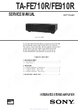 Sony TA-FE710R Service Manual preview