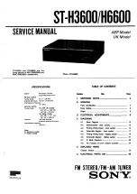 Preview for 78 page of Sony TA-H5600 Service Manual