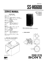 Preview for 143 page of Sony TA-H5600 Service Manual