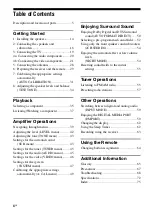 Preview for 4 page of Sony TA-KMSW500 Operating Instructions Manual