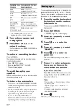 Preview for 36 page of Sony TA-KMSW500 Operating Instructions Manual