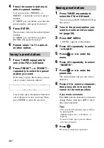 Preview for 58 page of Sony TA-KMSW500 Operating Instructions Manual