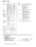 Предварительный просмотр 2 страницы Sony TA-N330ES Service Manual