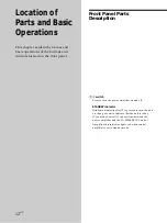 Preview for 12 page of Sony TA-N9000ES Operating Instructions Manual