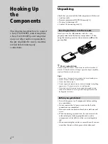 Preview for 4 page of Sony TA-P9000ES - Amplifier Operating Instructions Manual