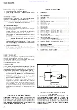 Preview for 2 page of Sony TA-SB500WR Service Manual