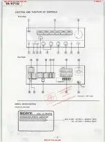 Предварительный просмотр 2 страницы Sony TA-V710 Service Manual