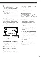 Preview for 13 page of Sony TA-VE610 Operating Instructions Manual