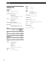 Preview for 106 page of Sony TA-VE610 Operating Instructions Manual