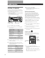 Preview for 8 page of Sony TA-VE700 Operating Instructions Manual