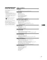 Preview for 3 page of Sony TA-VE800G Operating Instructions Manual