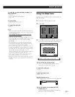 Preview for 25 page of Sony TA-VE800G Operating Instructions Manual