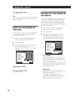 Preview for 128 page of Sony TA-VE800G Operating Instructions Manual