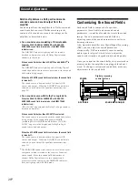 Preview for 20 page of Sony TA-VE910 Operating Instructions Manual