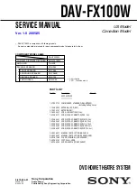 Preview for 1 page of Sony TA-WR2 Service Manual