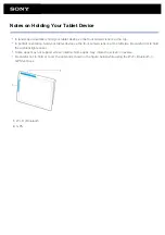 Preview for 44 page of Sony Tablet device Help Manual