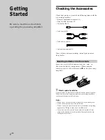 Preview for 4 page of Sony TAD-M30 Operating Instructions Manual