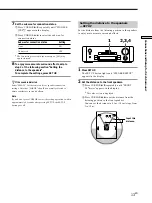 Preview for 13 page of Sony TAD-M30 Operating Instructions Manual