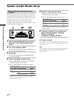 Preview for 20 page of Sony TAD-M30 Operating Instructions Manual