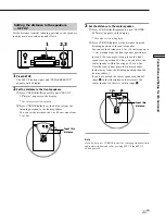 Preview for 21 page of Sony TAD-M30 Operating Instructions Manual