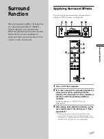 Preview for 23 page of Sony TAD-M30 Operating Instructions Manual