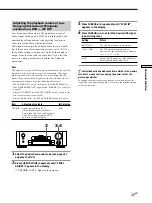 Preview for 29 page of Sony TAD-M30 Operating Instructions Manual