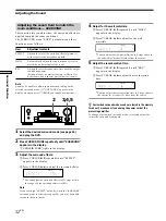 Preview for 32 page of Sony TAD-M30 Operating Instructions Manual