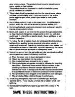 Preview for 3 page of Sony TAM-1000 Operating Instructions Manual