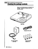 Preview for 10 page of Sony TAM-1000 Operating Instructions Manual