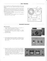 Preview for 8 page of Sony TC-366 Owner'S Instruction Manual