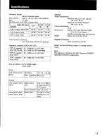 Preview for 11 page of Sony TC-FX120 Operating Instructions Manual