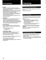 Preview for 4 page of Sony TC-K361 Operating Instructions Manual