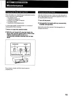 Предварительный просмотр 15 страницы Sony TC-K361 Operating Instructions Manual