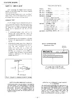 Preview for 2 page of Sony TC-K370 Service Manual