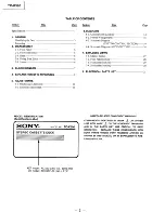 Preview for 2 page of Sony TC-K390 Service Manual